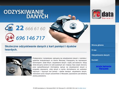 PC-Data odzyskiwanie danych z dysku, Warszawa