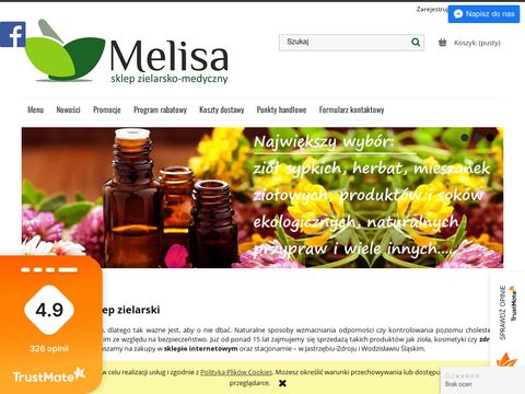 Szm-melisa.pl sklep zielarski i zdrowa żywność