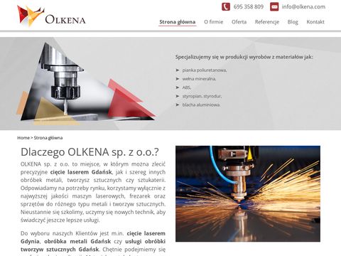 Olkena.com - obróbka metali Gdańsk