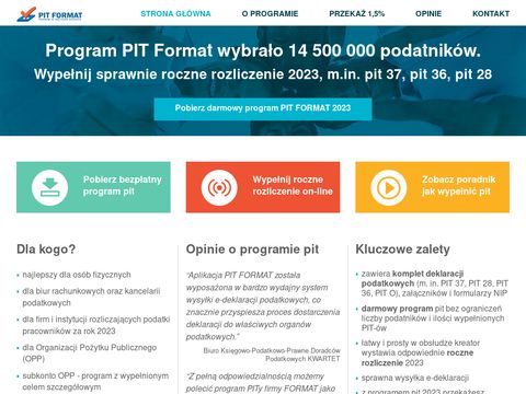 Pitformat.pl - darmowy program do pit