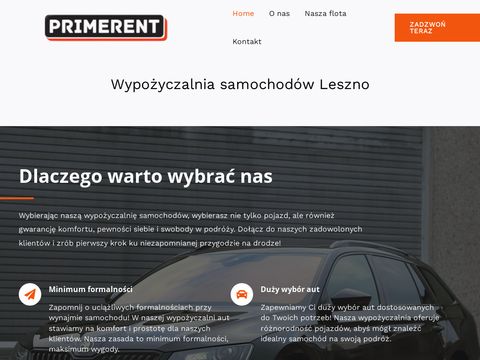 Primerent.pl - wypożyczalnia aut