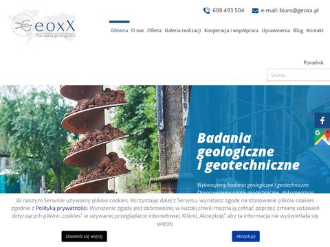 Geoxx badanie podłoża gruntowego
