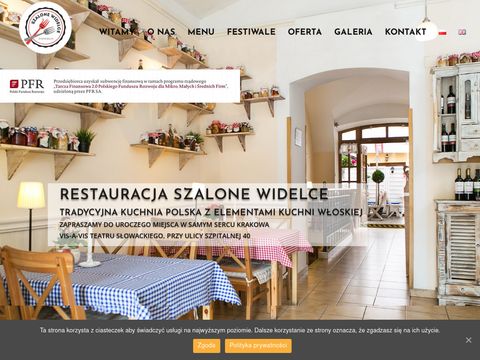 Szalone Widelce restauracja Kraków